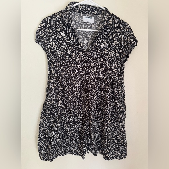 Old Navy Other - Girls Old Navy Black and White‎ Floral dress